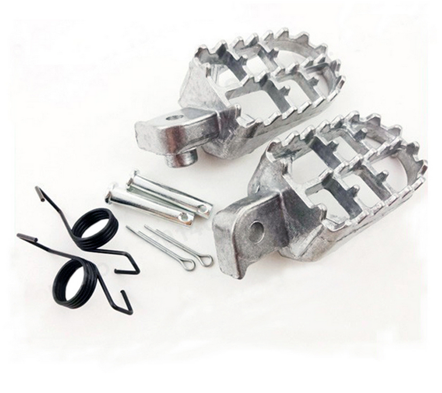 1Pair Motorcycle Dirt Bike Wide Foot Pegs Pedal Footrest with