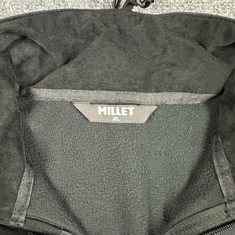 Chaqueta deportiva Millet Feel Good para hombre negra XL B1 elástica ventilada completa 1/4 cremallera Foto 4 de 4