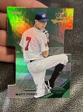 2013 USA Champions Certified Legends Die-Cut Mirror Green Matt Purke /199