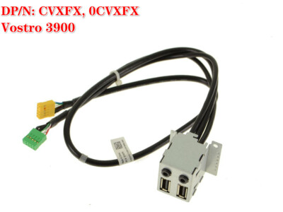 FOR Dell Vostro 3900 Power Switch Cable CVXFX Front I/O Panel USB 2.0 Audio
