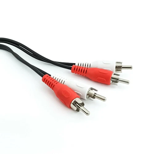 Cinchkabel Cinch Kabel HIFI stereo Audio Stecker Stecker rot weiss Chinch 0,5 m