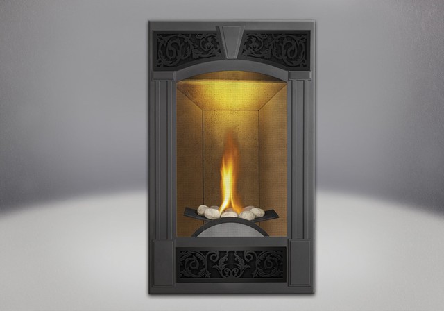 Napoleon Vittoria Gd19 1nsb Direct Vent Vertical Gas Fireplace Top