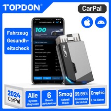 TOPDON CarPal-E KFZ OBD2 Diagnosegerät Alle ...