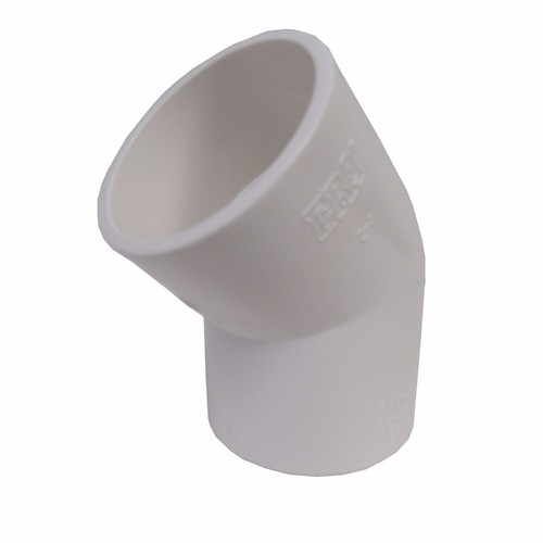 New Lot of 10 PCS Sch 40 PVC 2" 45 Degree Elbow Socket Connect Sch 40 PVC - Picture 2 of 4