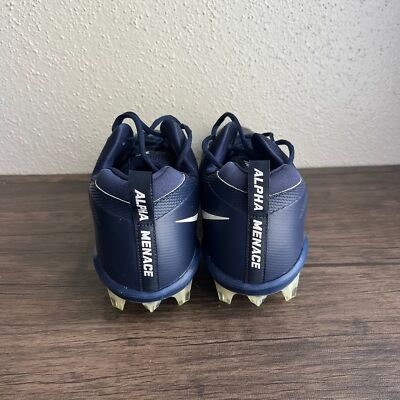 NEW Nike Alpha Menace Pro Low TD College Navy White Football 