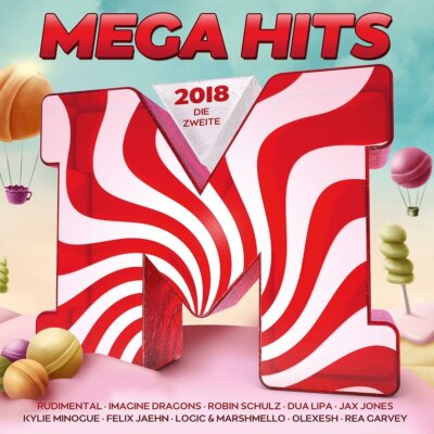 MEGAHITS 2018-DIE ZWEITE Chainsmokers,Rudimental,Sia,Dua Lipa  2 CD NEU 