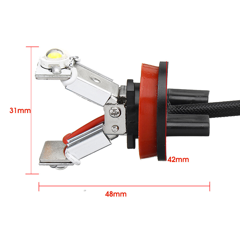 H8 #63217760782 LED Angel Eyes Standlicht Für BMW E82 E90 E91 E92 