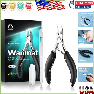 Superior Stainless Steel Toe Nail Clipper - Ideal for Thick and Ingrown Nails
