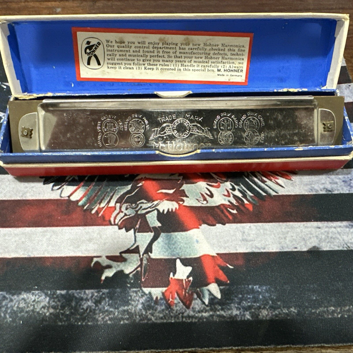 M Hohner Marine Band No 365 Harmonica Made In Germany 14
