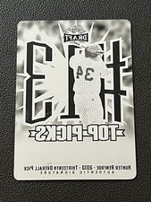 Hunter Renfroe 2013 Leaf Metal Draft RC 1/1 Black Plate Los Angeles LA Angels