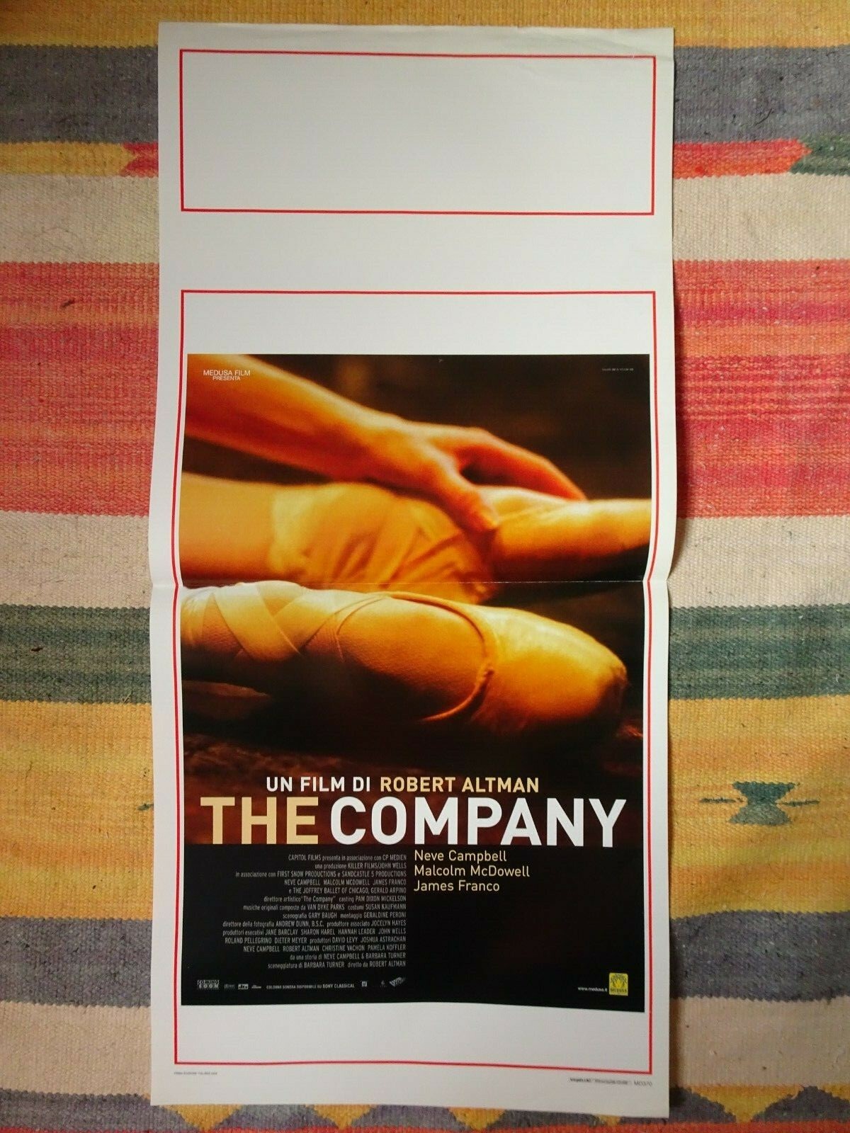 Locandina originale film The Company (2003) - Regia di Robert Altman