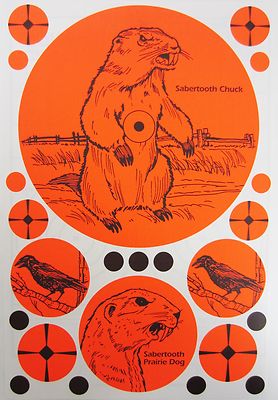 Lyman  Targ-Dots  Varmint Assortment Pack -- 230 Targets, 1/2'' to 6''