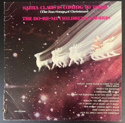 Santa Claus is Coming to Town   The Do-Re-Mi Children's Chorus 12'' LP Vinyl