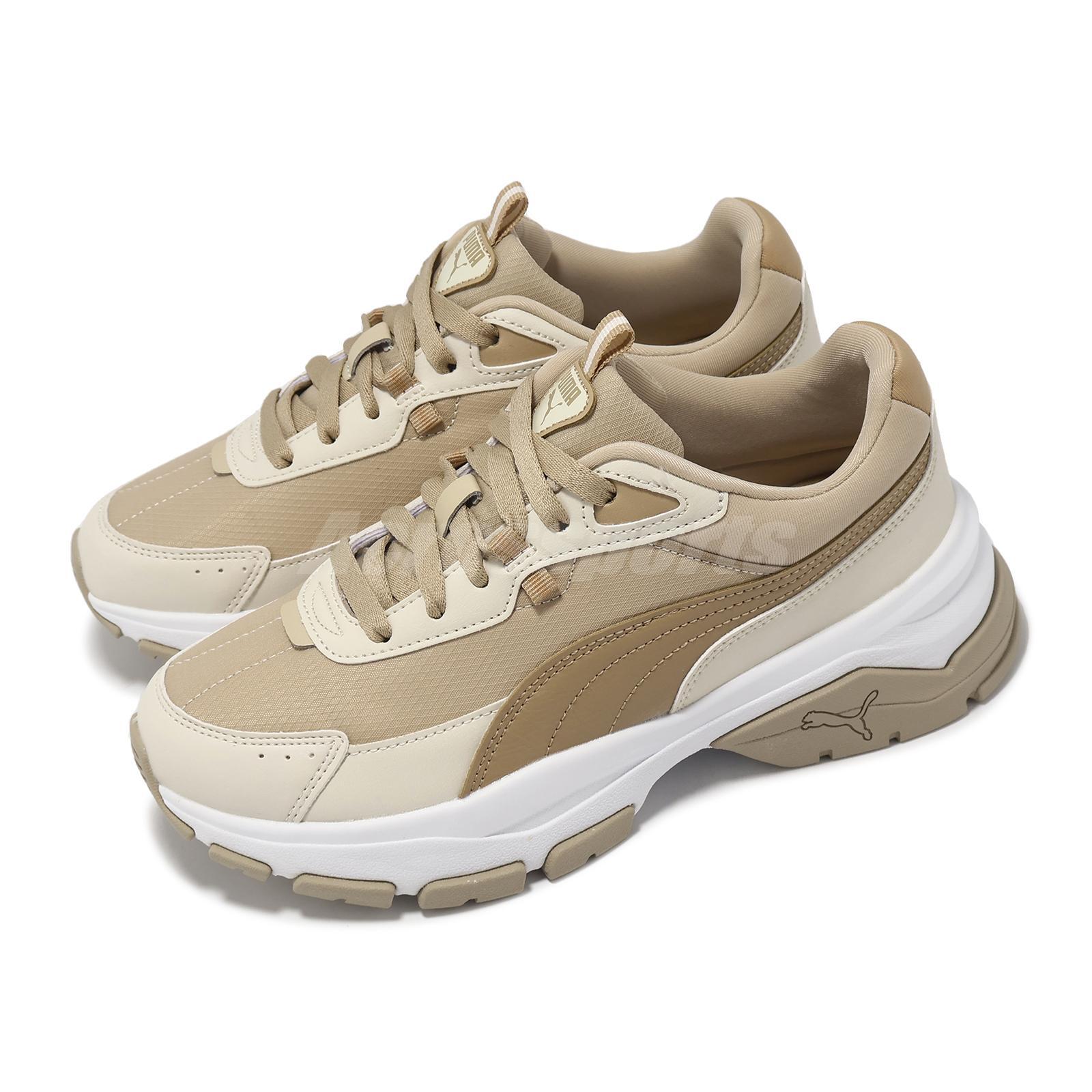 Puma Cassia Via Snow Prairie Tan Putty Женские повседневные туфли на платформе 389223-13