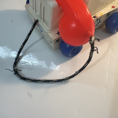 Vintage Fisher Price CHATTER BOX TELEPHONE PHONE PULL TOY - Picture 7 of 7