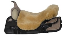 Engel Reitsport Lammfell Sattelsitzbezug Western ohne Horn (Sabez2)