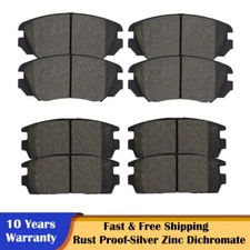 Front Rear Brake Ceramic Pads Brakes Kits for 2010-17 GMC Terrain Chevy Equinox