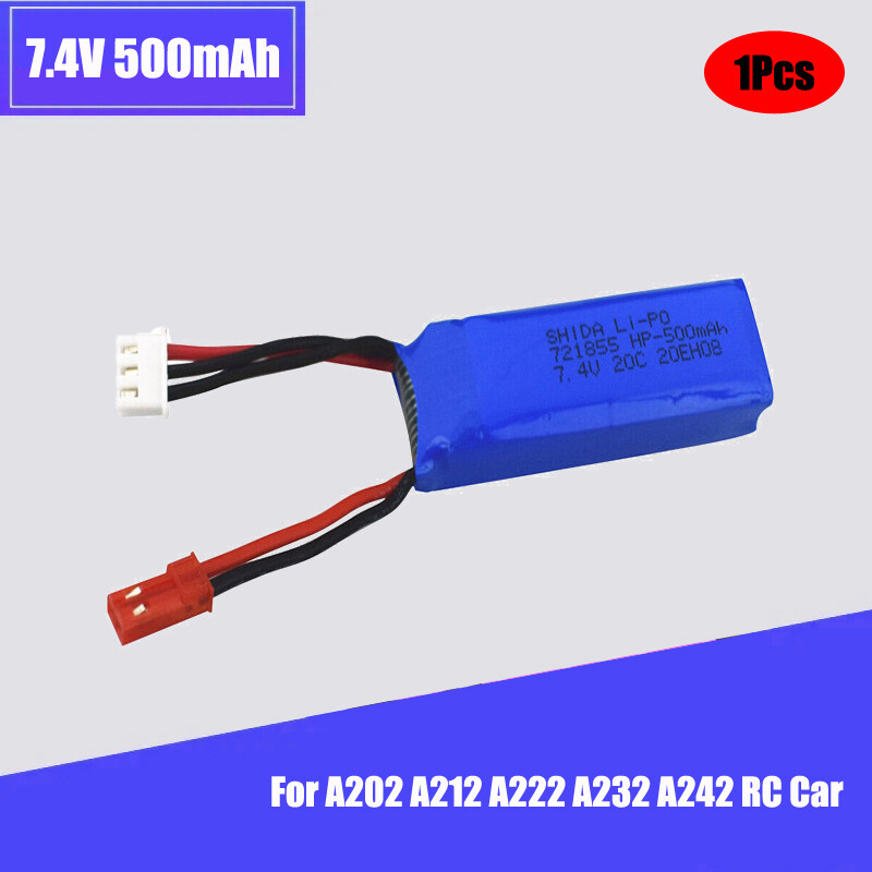 CITYORK Lipo RC Rechargeable Battery 7.4 V/1250 mAh, with JST Plug and CITYORK Lipo RC Rechargeable Battery 7.4 V/1250 mAh, with JST Plug and