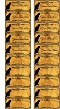 20 CAT BLANK LAMINATED GLOSSY SPICE LABELS ADDRESS LABELS PERSONALIZED