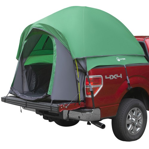 2 Person Truck Bed Camping Tent Water Resistant 5.5 to 6ft Beds Carry Bag Green - Picture 2 of 4