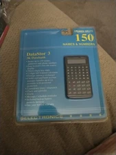 SelecTronics DataStor 3 Stores 150 Names Numbers Address Memo File Assistant NEW