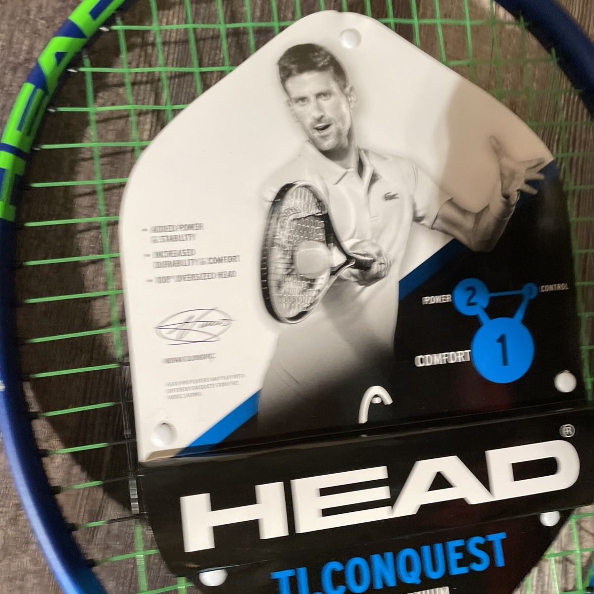 Raqueta de Tenis Head ti Conquest celeste (unisex