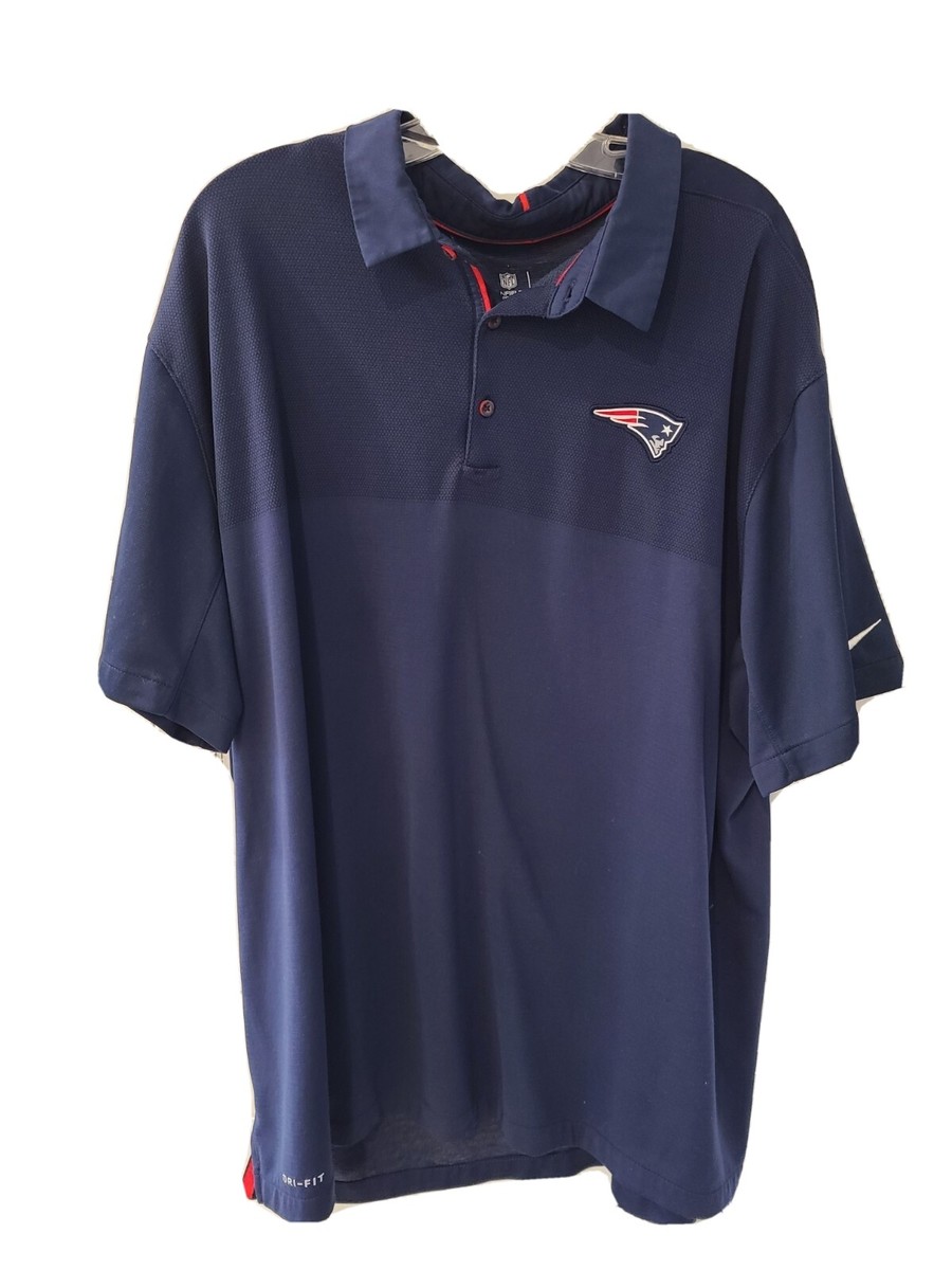 patriots dri fit polo