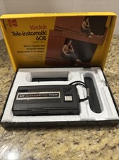 Vintage Kodak Tele-Instamatic 608 Compact 110 Film Camera, Untested with Box