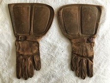     VINTAGE MOTORCYCLE RIDING GAUNTLETS - GLOVES