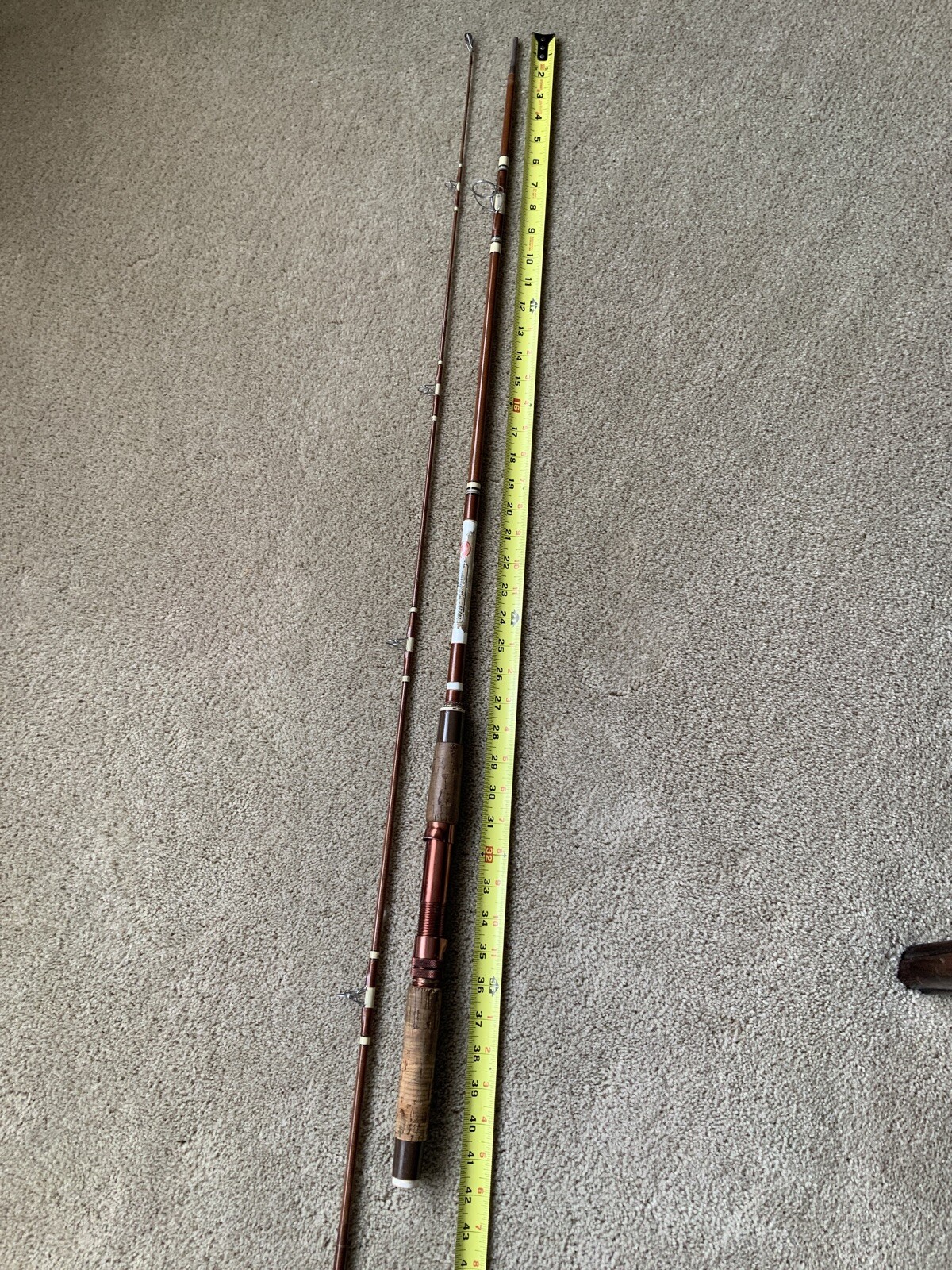 Vintage Berkley Tri-Sport T66-7' Fishing Rod 