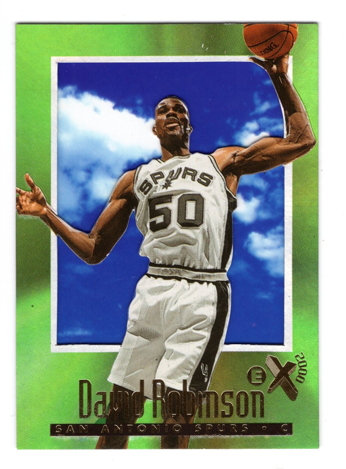 1996-97 EX-2000 DAVID ROBINSON CARD #65    **NM-MT**  SAN ANTONIO SPURS