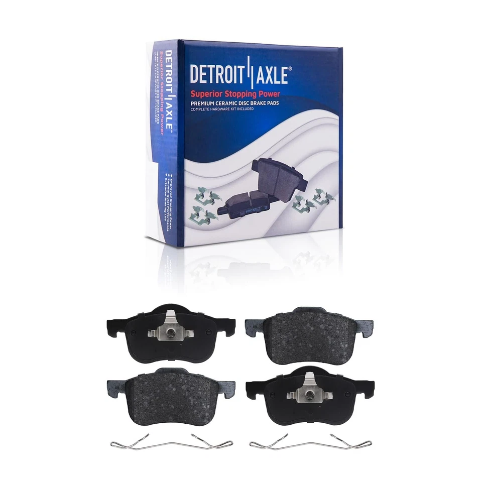 Pastillas de freno delanteras y traseras de cerámica con hardware para Volvo S60 S80 V70 XC70 Foto 3 de 4