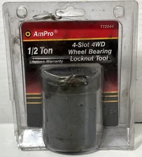 AmPro T7204 WHEEL HUB LOCKNUT SOCKET 2-1/4” DODGE, FORD, Chevy PICKUP 4WD