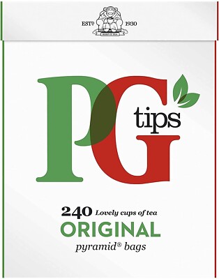 PG TIPS - 696g Schwarzer Tee, englischer Schwarztee beutel (1 X 240 Beutel)