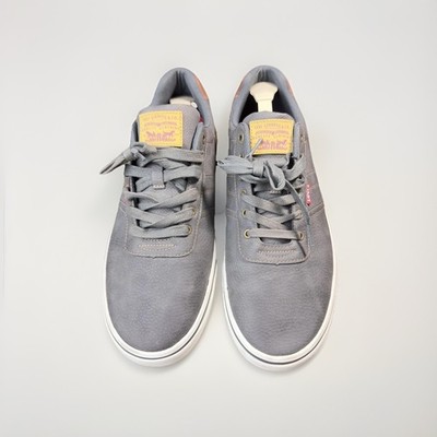 Levis Shoes Mens Size 13 Gray Brown Comfort Sneakers Casual Low Top 519303K36