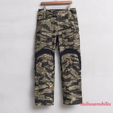 Army Tiger Stripe G3 Combat Men's Tactical Pants Camo Hunting Training Trousers