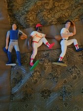 Roger Clemens,Gary Carter, & Ozzie Smith Starting Lineup Figures-Loose.Good Cond