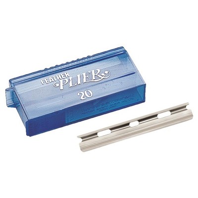 Feather Plier Hair Razor Blades 20 Count 20 (Pack of 1) 