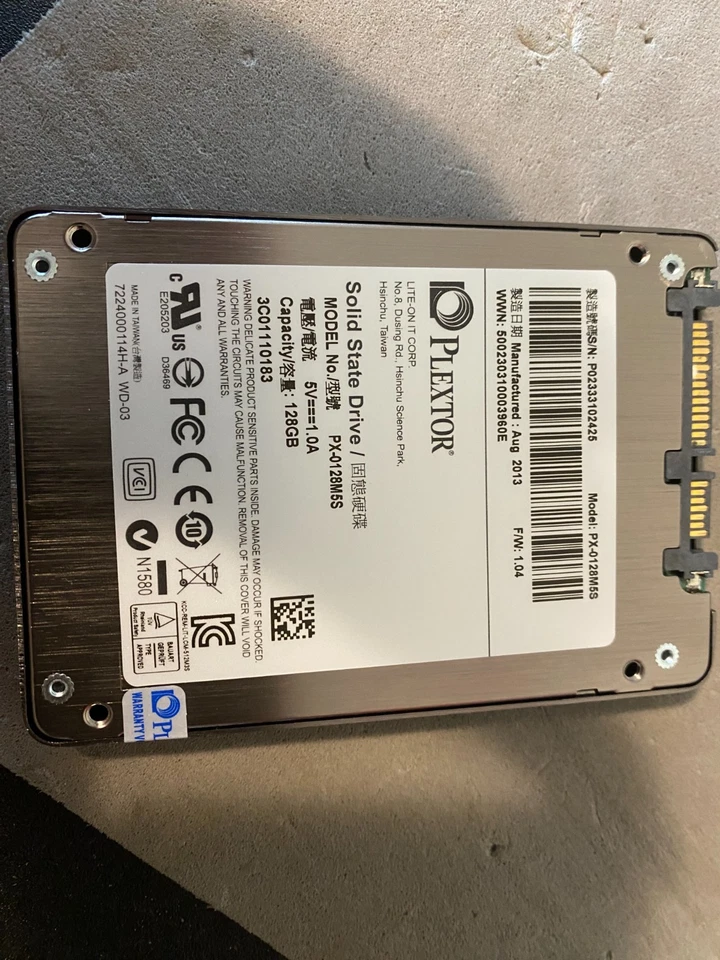 Plextor PX-0128M5S 128 GB SATA III 2.5 in Solid State Drive - Image 2 of 2