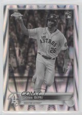 2022 Topps Chrome Sonic Black & White RayWave Refractor Jose Siri #204 11pj