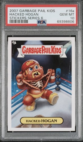 Hacked HOGAN #16a 2007 Garbage Pail Kids card