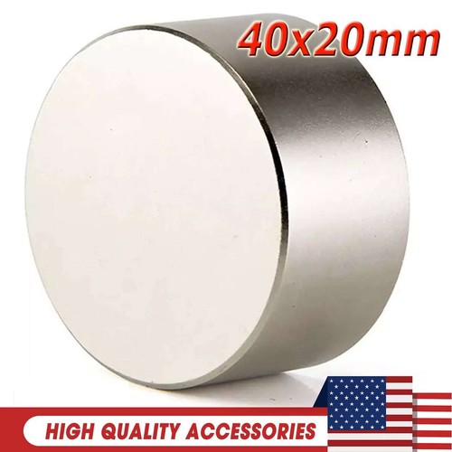 1.6inx0.8in Powerful Neodymium Rare Earth Large Cylinder Magnet N52 ...