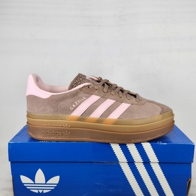 adidas Gazelle Bold Suede Trace Brown / Clear Pink / Earth Strata SIZE 9.5 WOMEN