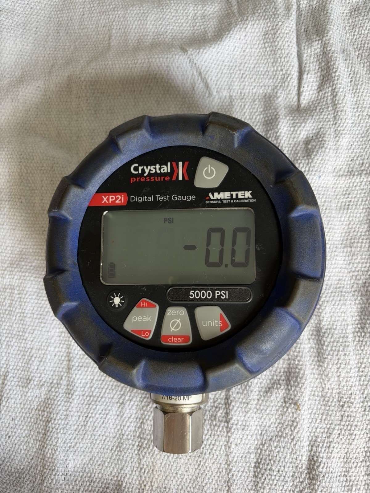 Used AMETEK Crystal XP2i Digital Pressure Gauge 5000 psi Works Great