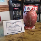 BOOMER ESIASON AUTOGRAPH WILSON OFFICIAL NFL FOOTBALL COA BENGALS JETS
