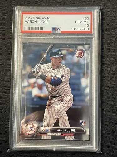 2017 Bowman Aaron Judge PSA 10 | #32  Gem MT | Rookie