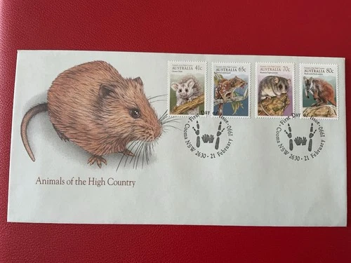 Australia 1990 #1166-1169 Animals Of The High Country - FDC