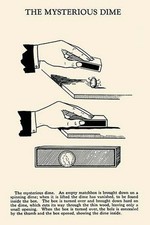 The Mysterious Dime Harry Houdini Poster Print