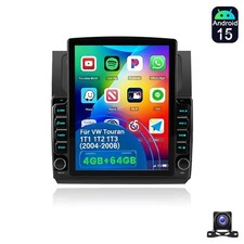 Für VW Touran 1T1 1T2 1T3 2003-2010 Android 15 Autoradio NAVI Kamera SWC 4+64GB