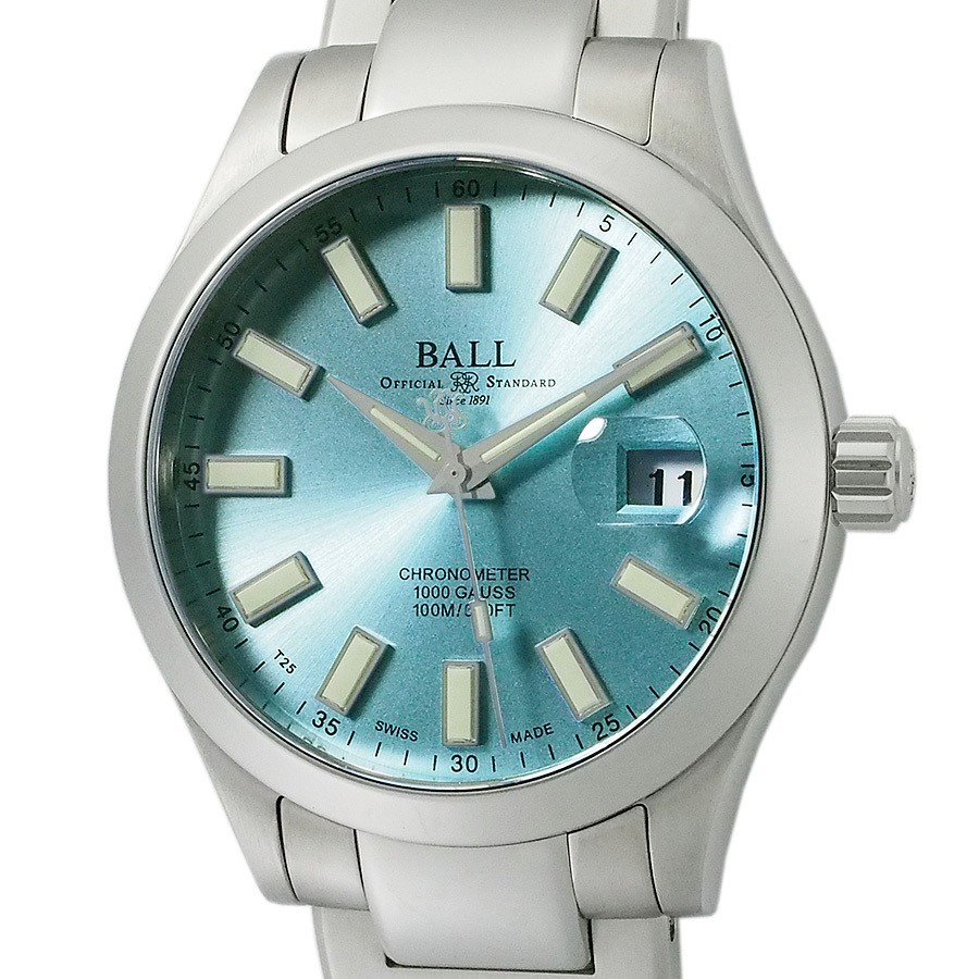 BALL Watch Engineer Marvelite Chronometer NM9026C-S6CJ-IBE w/Box, Warranty Card image 2